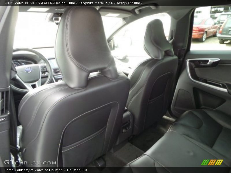 Black Sapphire Metallic / R-Design Off Black 2015 Volvo XC60 T6 AWD R-Design