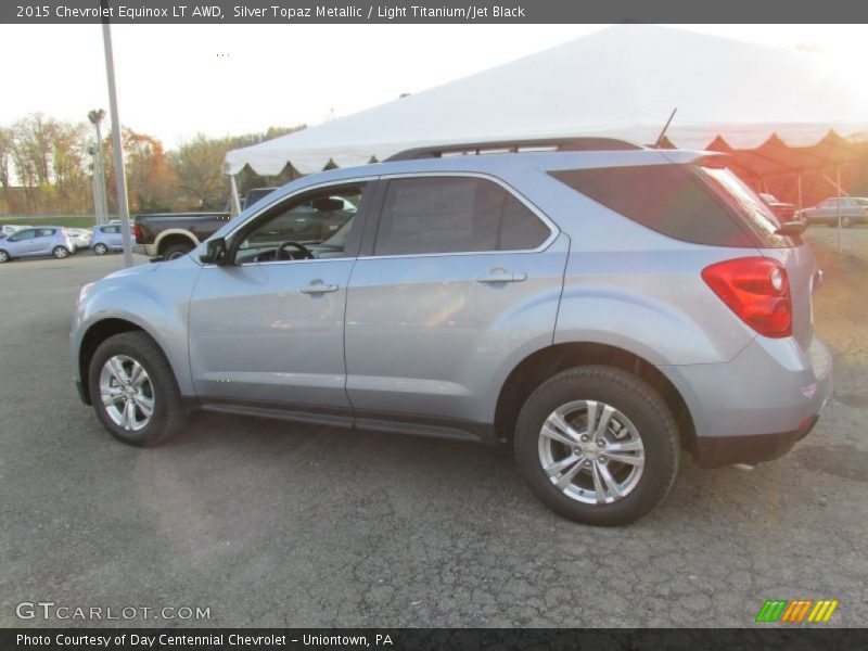 Silver Topaz Metallic / Light Titanium/Jet Black 2015 Chevrolet Equinox LT AWD