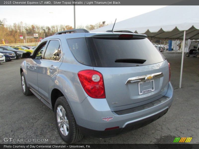 Silver Topaz Metallic / Light Titanium/Jet Black 2015 Chevrolet Equinox LT AWD