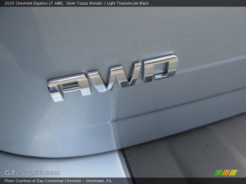 Silver Topaz Metallic / Light Titanium/Jet Black 2015 Chevrolet Equinox LT AWD