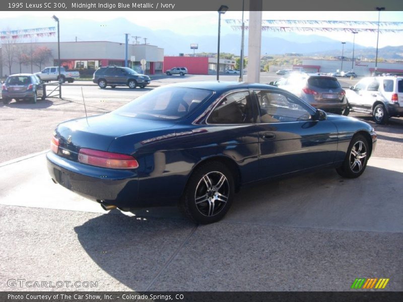 Midnight Indigo Blue Metallic / Ivory 1995 Lexus SC 300
