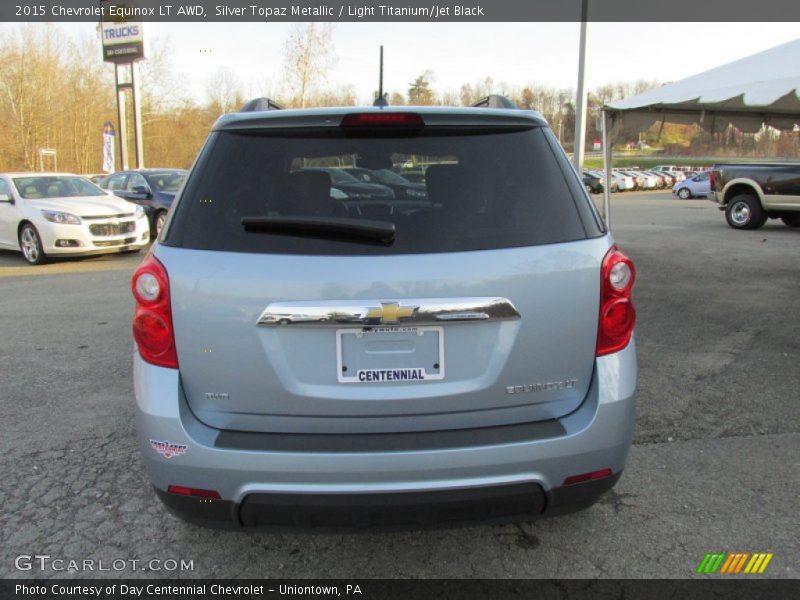 Silver Topaz Metallic / Light Titanium/Jet Black 2015 Chevrolet Equinox LT AWD