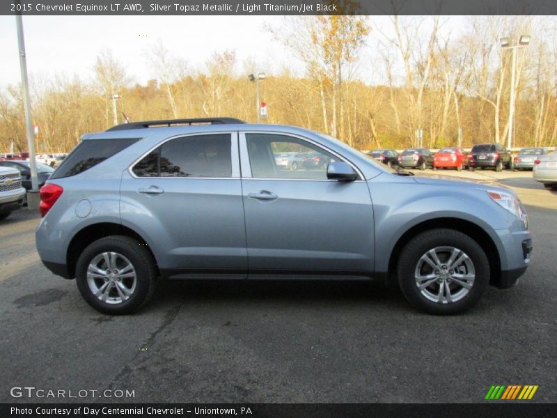 Silver Topaz Metallic / Light Titanium/Jet Black 2015 Chevrolet Equinox LT AWD