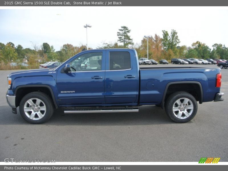  2015 Sierra 1500 SLE Double Cab Stone Blue Metallic