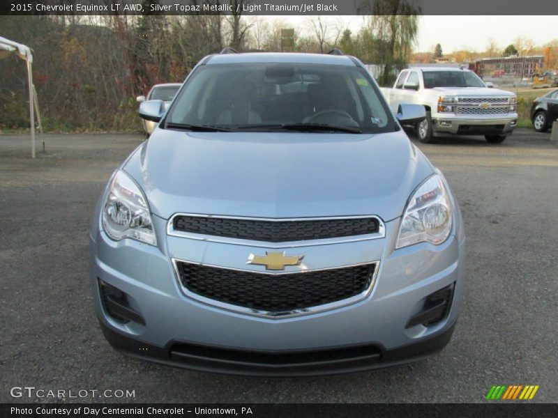 Silver Topaz Metallic / Light Titanium/Jet Black 2015 Chevrolet Equinox LT AWD