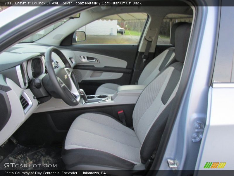 Silver Topaz Metallic / Light Titanium/Jet Black 2015 Chevrolet Equinox LT AWD