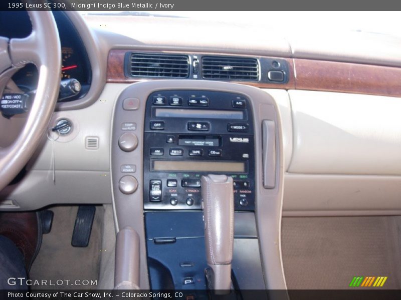Midnight Indigo Blue Metallic / Ivory 1995 Lexus SC 300