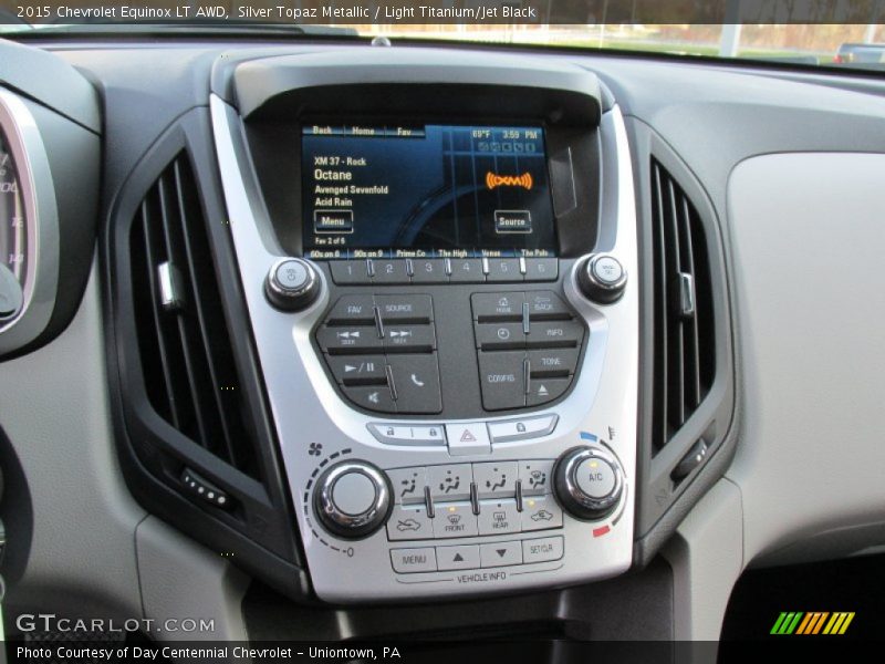Silver Topaz Metallic / Light Titanium/Jet Black 2015 Chevrolet Equinox LT AWD