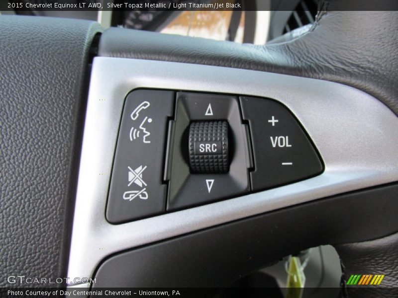 Silver Topaz Metallic / Light Titanium/Jet Black 2015 Chevrolet Equinox LT AWD