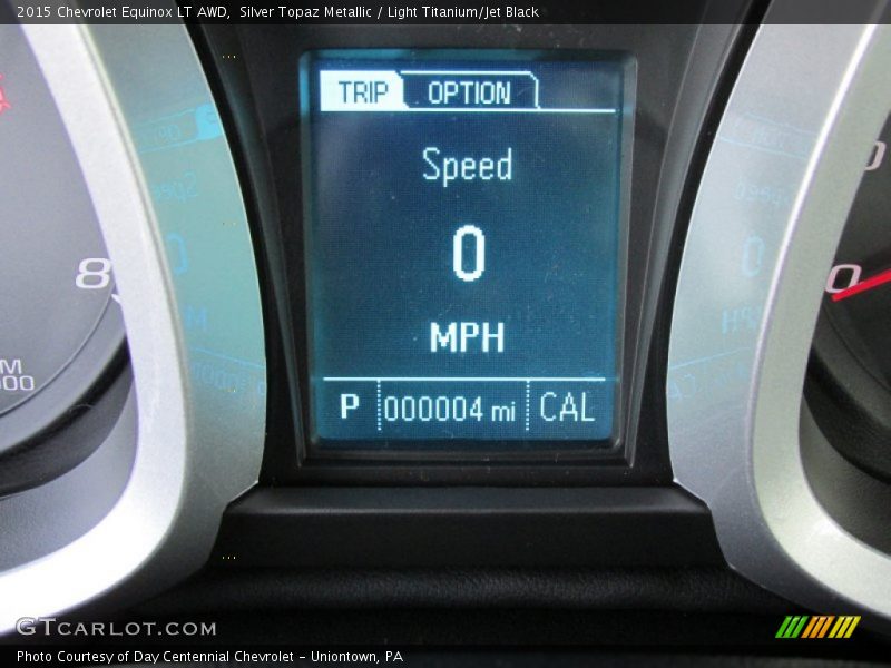 Silver Topaz Metallic / Light Titanium/Jet Black 2015 Chevrolet Equinox LT AWD