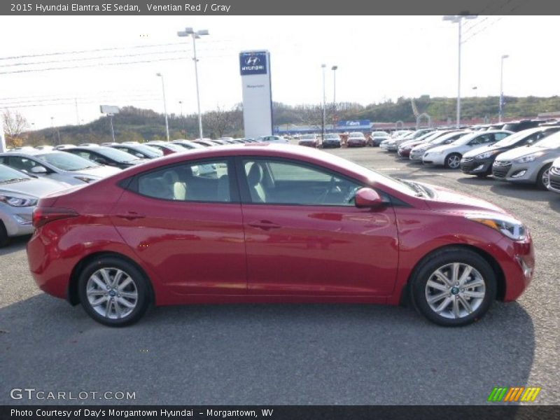 Venetian Red / Gray 2015 Hyundai Elantra SE Sedan