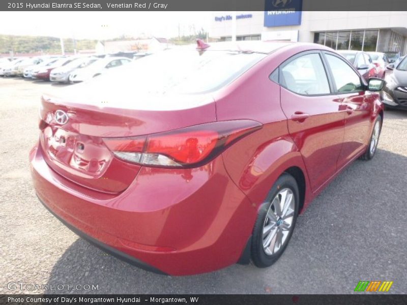 Venetian Red / Gray 2015 Hyundai Elantra SE Sedan