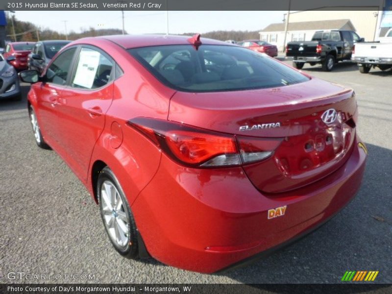 Venetian Red / Gray 2015 Hyundai Elantra SE Sedan