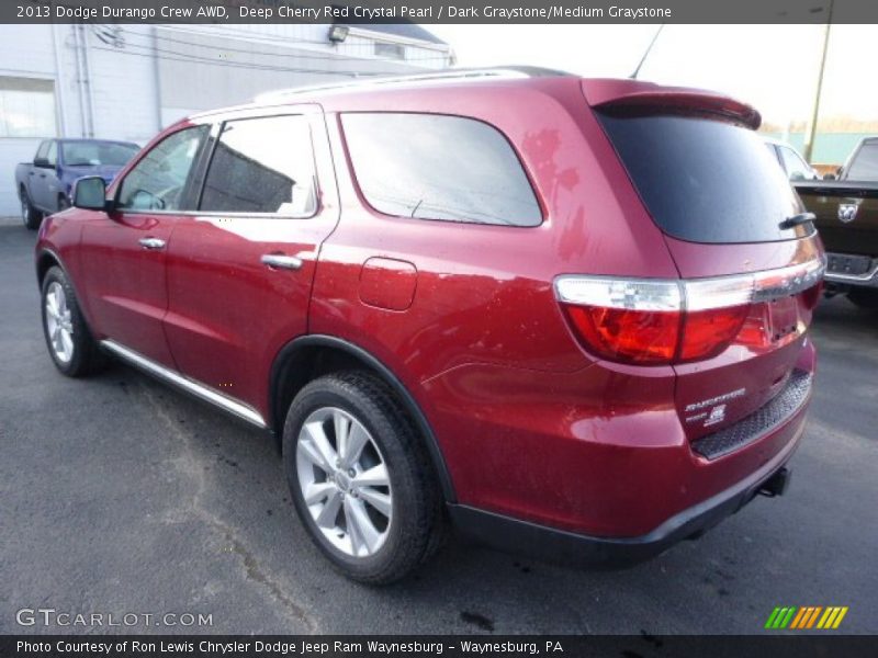 Deep Cherry Red Crystal Pearl / Dark Graystone/Medium Graystone 2013 Dodge Durango Crew AWD