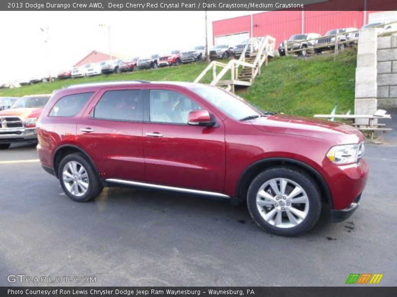 Deep Cherry Red Crystal Pearl / Dark Graystone/Medium Graystone 2013 Dodge Durango Crew AWD