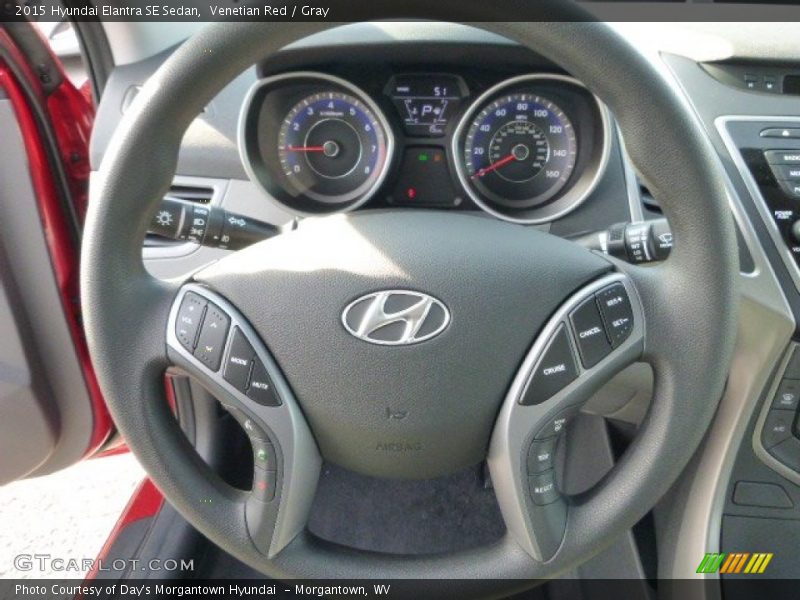 Venetian Red / Gray 2015 Hyundai Elantra SE Sedan