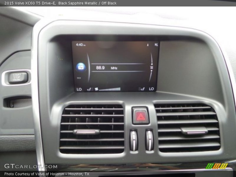 Black Sapphire Metallic / Off Black 2015 Volvo XC60 T5 Drive-E