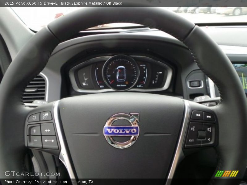 Black Sapphire Metallic / Off Black 2015 Volvo XC60 T5 Drive-E