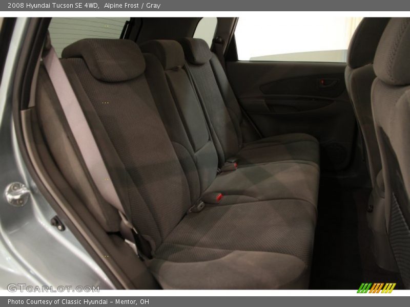 Alpine Frost / Gray 2008 Hyundai Tucson SE 4WD