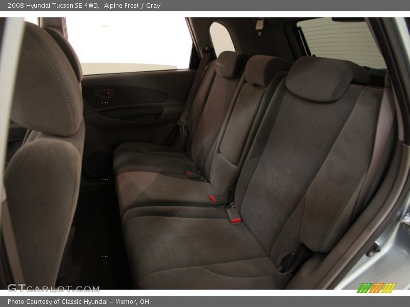 Alpine Frost / Gray 2008 Hyundai Tucson SE 4WD