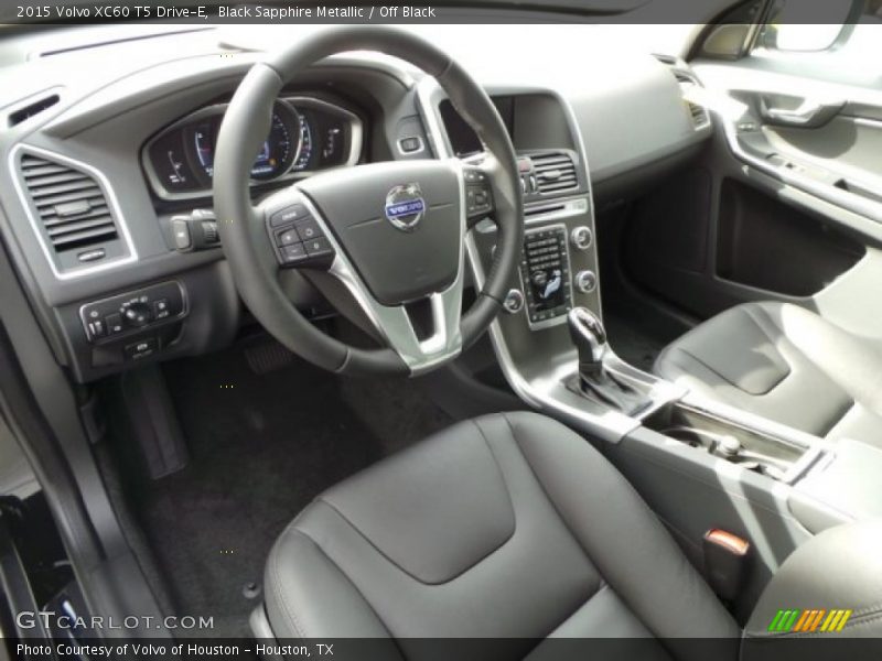 Black Sapphire Metallic / Off Black 2015 Volvo XC60 T5 Drive-E
