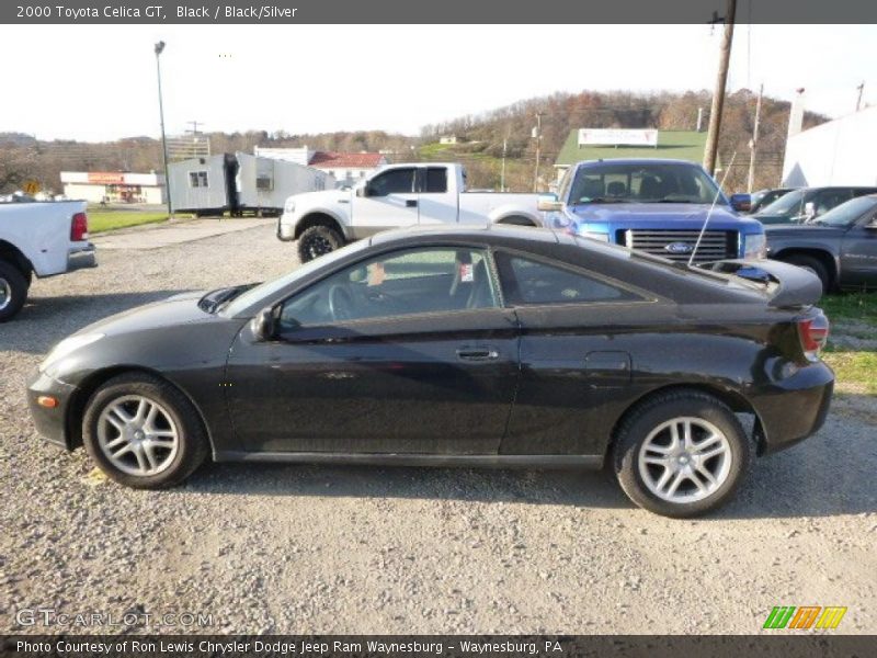 Black / Black/Silver 2000 Toyota Celica GT