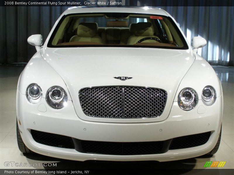 Glacier White / Saffron 2008 Bentley Continental Flying Spur Mulliner