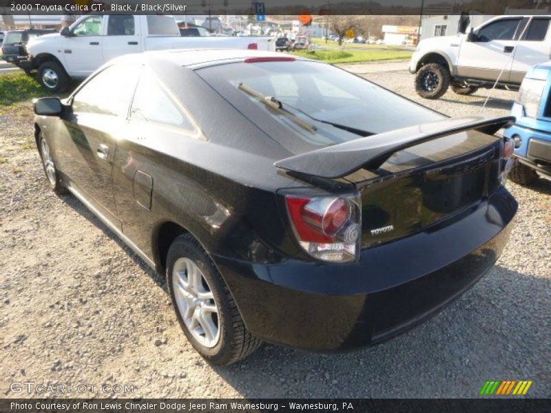 Black / Black/Silver 2000 Toyota Celica GT