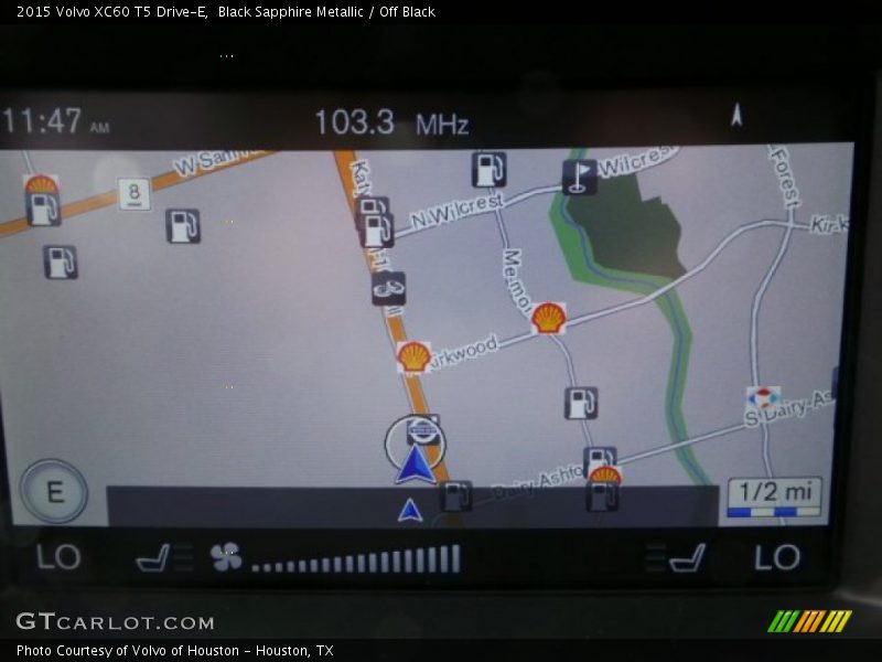 Black Sapphire Metallic / Off Black 2015 Volvo XC60 T5 Drive-E