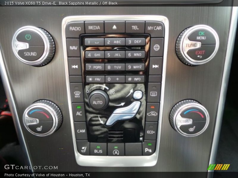 Black Sapphire Metallic / Off Black 2015 Volvo XC60 T5 Drive-E