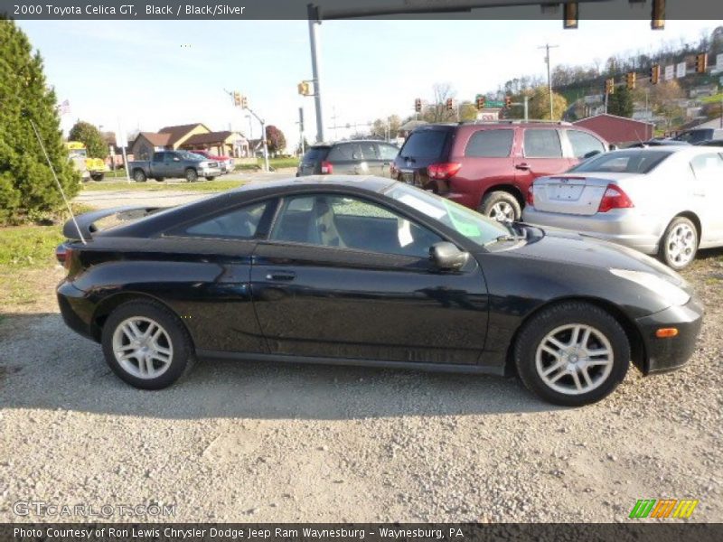 Black / Black/Silver 2000 Toyota Celica GT