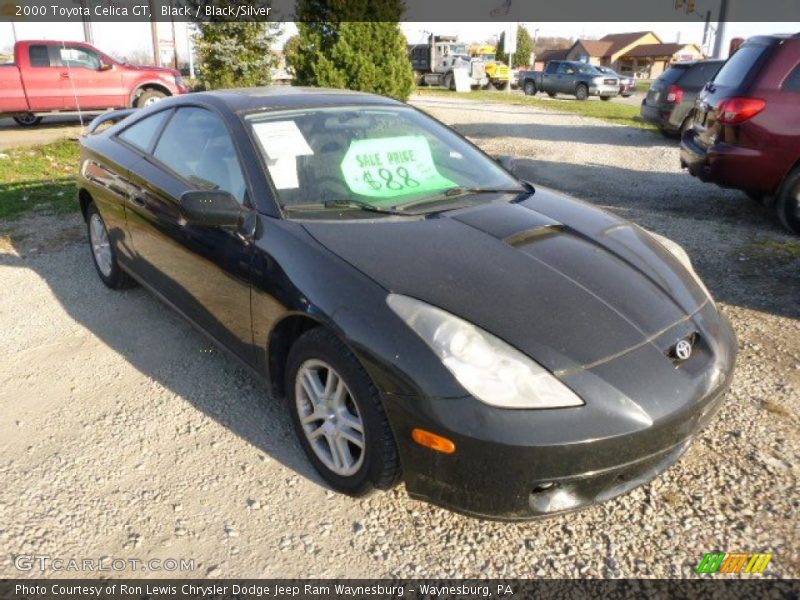 Black / Black/Silver 2000 Toyota Celica GT
