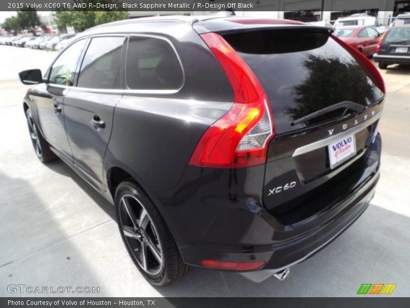 Black Sapphire Metallic / R-Design Off Black 2015 Volvo XC60 T6 AWD R-Design