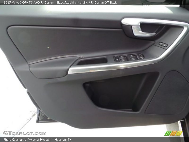 Black Sapphire Metallic / R-Design Off Black 2015 Volvo XC60 T6 AWD R-Design