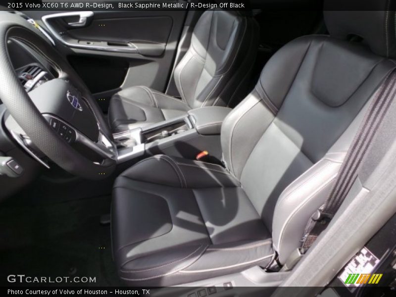 Black Sapphire Metallic / R-Design Off Black 2015 Volvo XC60 T6 AWD R-Design