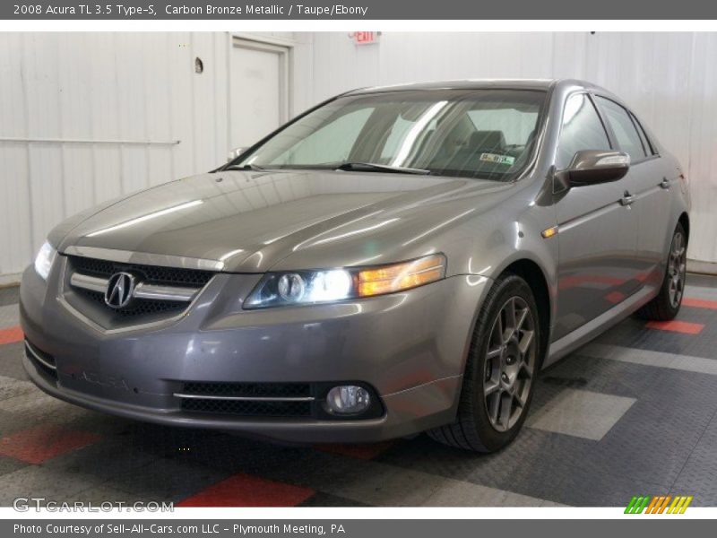 Carbon Bronze Metallic / Taupe/Ebony 2008 Acura TL 3.5 Type-S