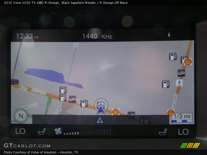 Black Sapphire Metallic / R-Design Off Black 2015 Volvo XC60 T6 AWD R-Design