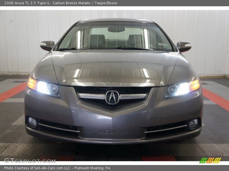 Carbon Bronze Metallic / Taupe/Ebony 2008 Acura TL 3.5 Type-S