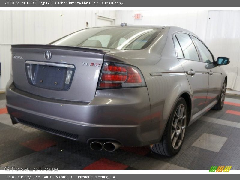 Carbon Bronze Metallic / Taupe/Ebony 2008 Acura TL 3.5 Type-S