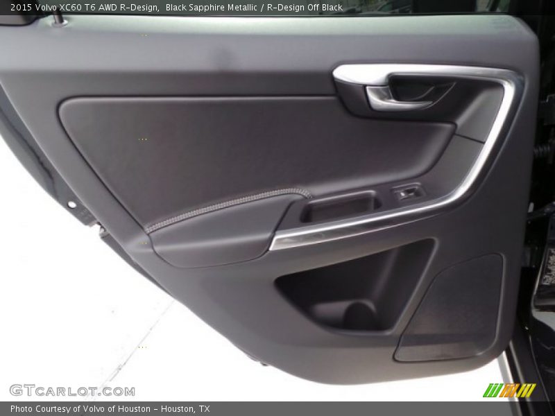 Black Sapphire Metallic / R-Design Off Black 2015 Volvo XC60 T6 AWD R-Design