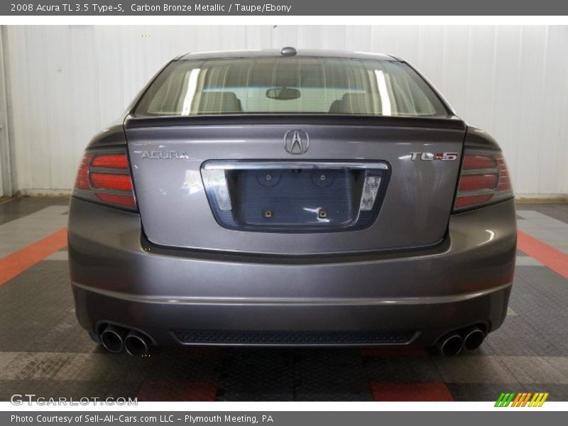 Carbon Bronze Metallic / Taupe/Ebony 2008 Acura TL 3.5 Type-S