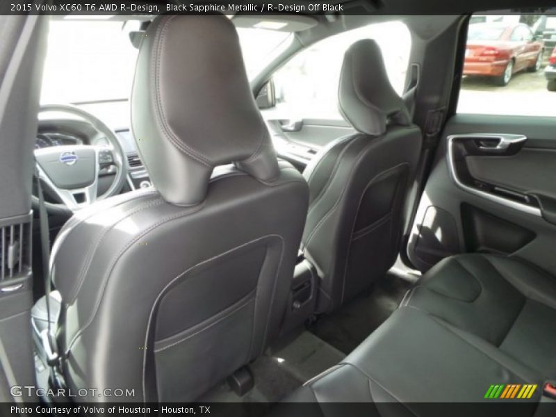 Black Sapphire Metallic / R-Design Off Black 2015 Volvo XC60 T6 AWD R-Design