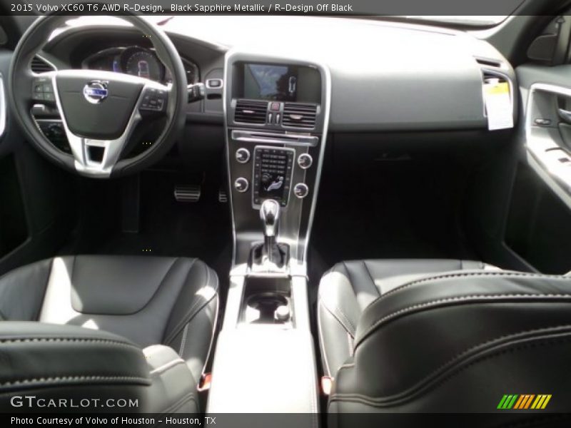 Black Sapphire Metallic / R-Design Off Black 2015 Volvo XC60 T6 AWD R-Design