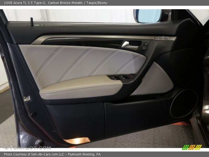 Carbon Bronze Metallic / Taupe/Ebony 2008 Acura TL 3.5 Type-S