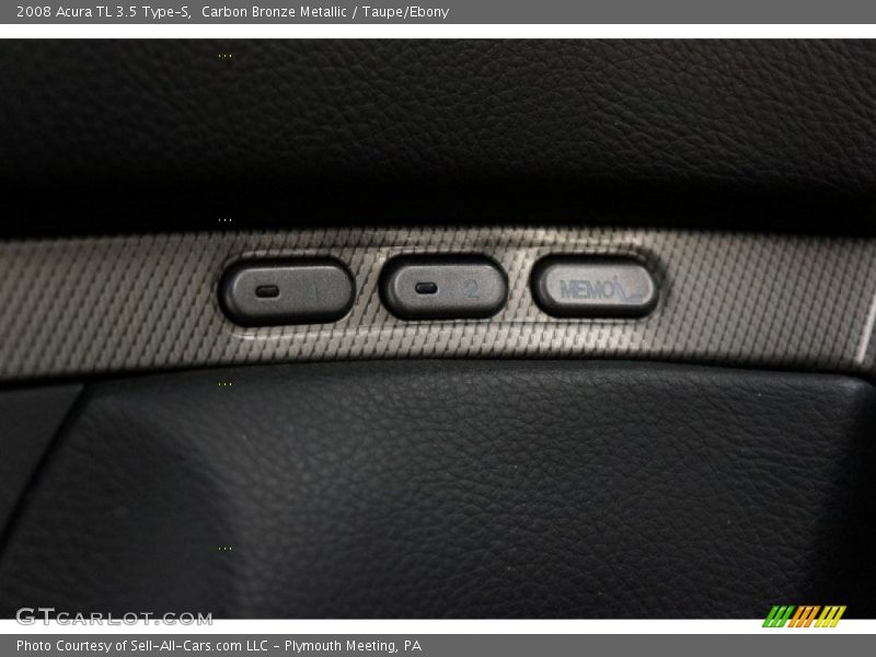 Carbon Bronze Metallic / Taupe/Ebony 2008 Acura TL 3.5 Type-S