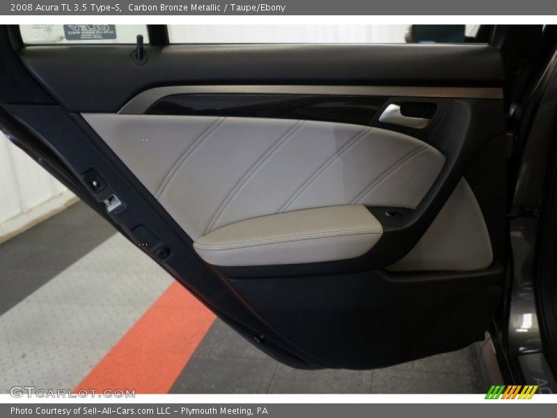 Carbon Bronze Metallic / Taupe/Ebony 2008 Acura TL 3.5 Type-S