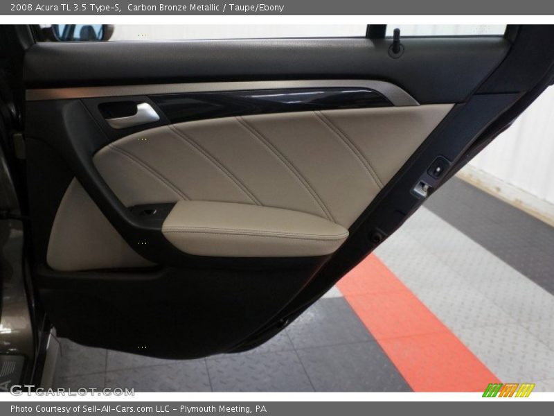 Carbon Bronze Metallic / Taupe/Ebony 2008 Acura TL 3.5 Type-S