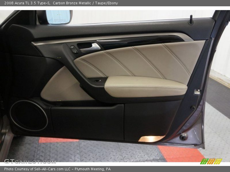 Carbon Bronze Metallic / Taupe/Ebony 2008 Acura TL 3.5 Type-S