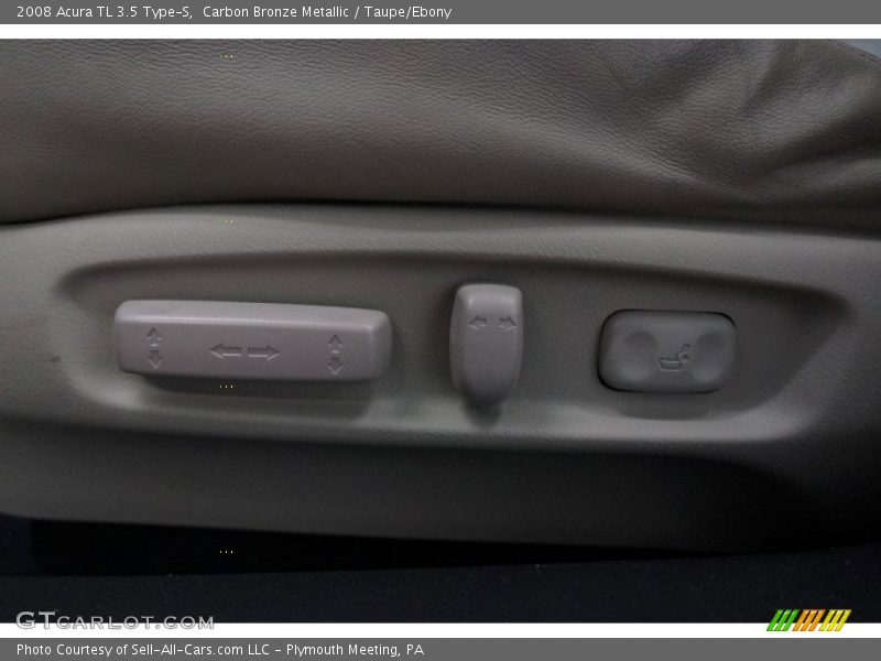 Carbon Bronze Metallic / Taupe/Ebony 2008 Acura TL 3.5 Type-S