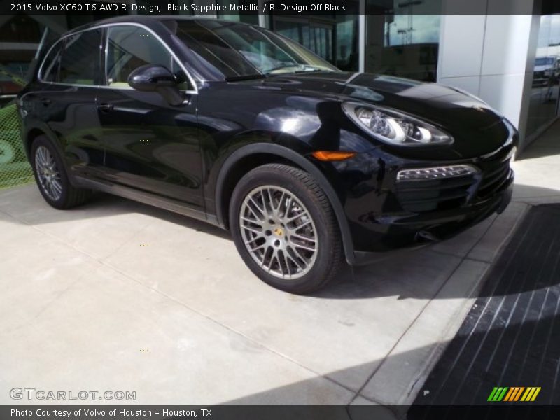 Black Sapphire Metallic / R-Design Off Black 2015 Volvo XC60 T6 AWD R-Design